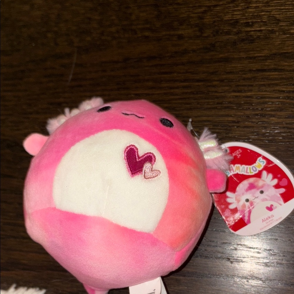 Aleka Squishmallow “5 inch Valentines exclusive
